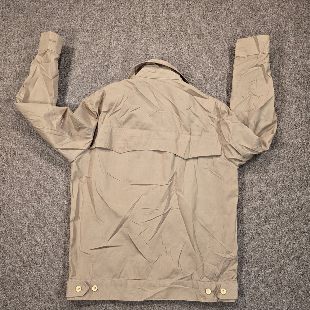 Vintage London Fog Harrington Jacket Mens 38 Reg Tan Full Zip Mesh Lined Casual - Picture 9 of 10
